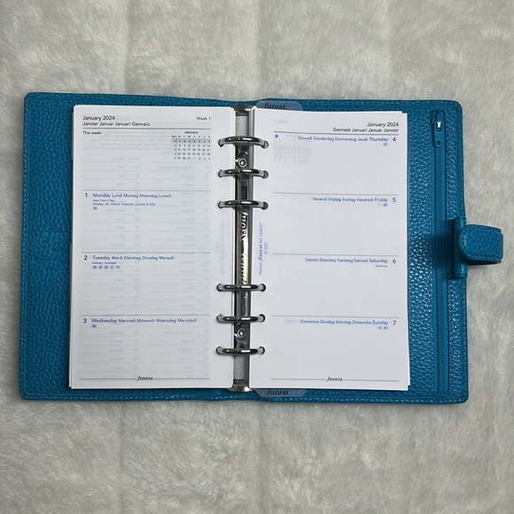 🎀 Filofax personal ring planner agenda organizer - Picture 6 of 9
